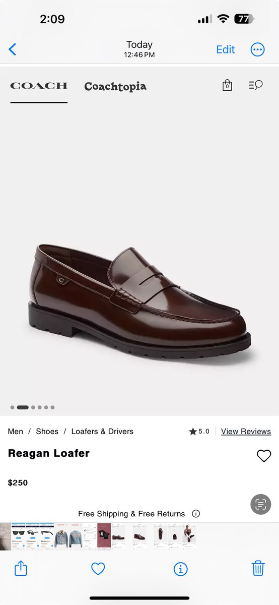 I bought shoes today