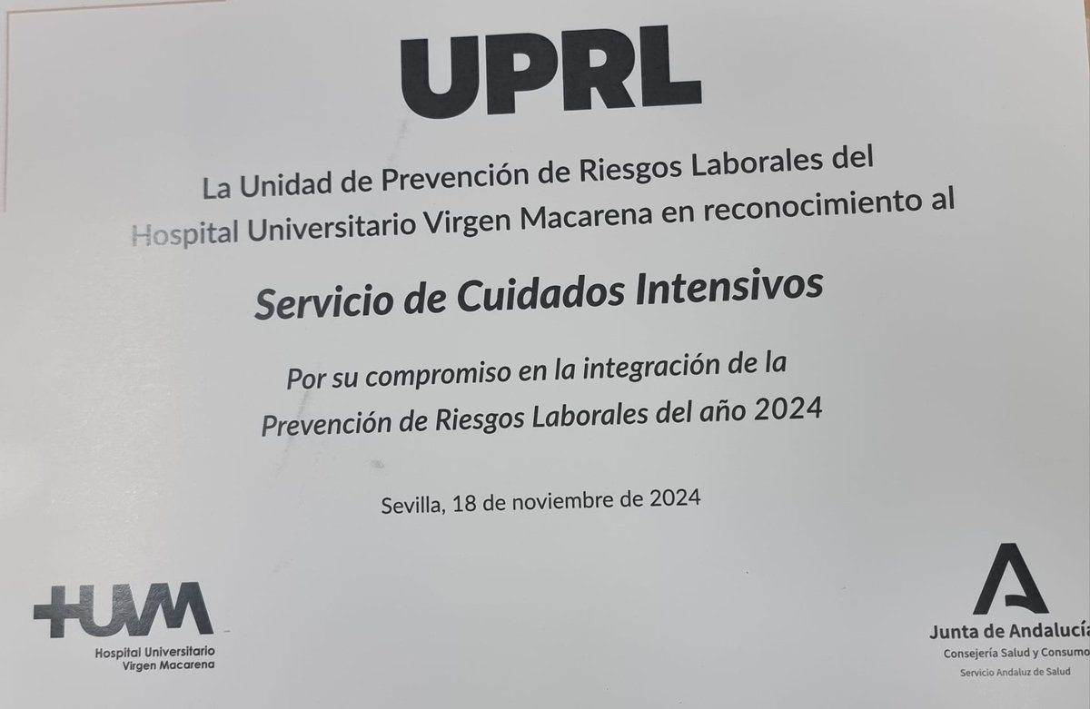 ucimacarena's tweet image. #PRL #SeguridadLaboral