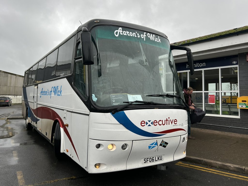 Day 1 of 3 on West of England Line rail replacement services 🚂