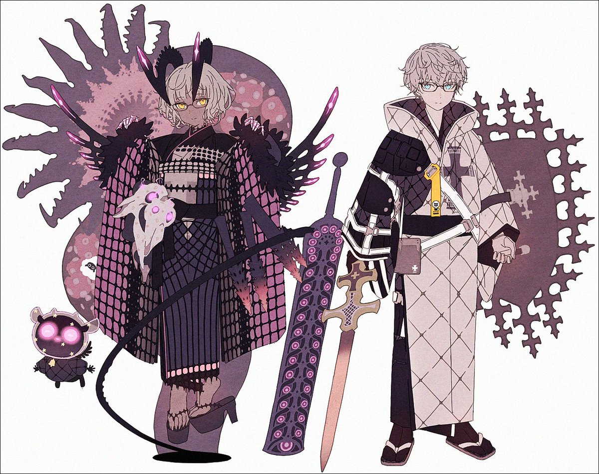 オベロン(Fate) ,オベロン・ヴォーティガーン 「お気に入り#気ままに和服化 」|hakusaiのイラスト