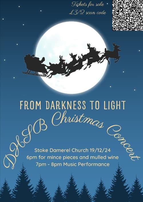 DHSBFleming's tweet photo. Scan the QR code for tickets for DHSB Christmas concert on Thursday 19th of December! 🎄 https://t.co/2eIRNuOnwk