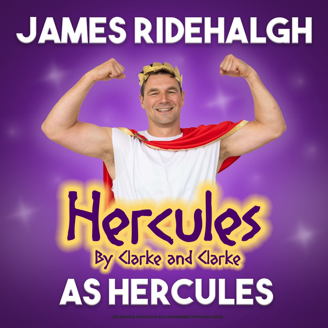 WhitehavenTG's tweet photo. Playing the man himself is James Ridehalgh 💪🏼

Grab your tickets now to see James and the rest of the cast!

📆 3rd - 8th December 
📍 Solway Hall, Whitehaven
🎟️ https://t.co/VNuPZDm2fS https://t.co/nxbt0Kjasg