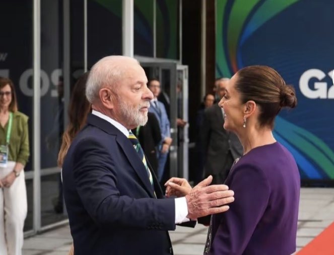 Claudia Sheimbaum es la única mujer en el G20, única mujer del continente. México representa la democracia en un mundo corrompido