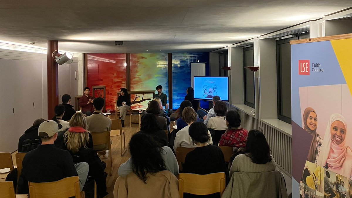 In BFL this evening we're hearing Buddhist, Hindu and Islamic perspectives on "what is the good life?"

If you feel like you're missing out, applications are now open for the next module on Religion and Climate Change 👉 info.lse.ac.uk/current-studen…