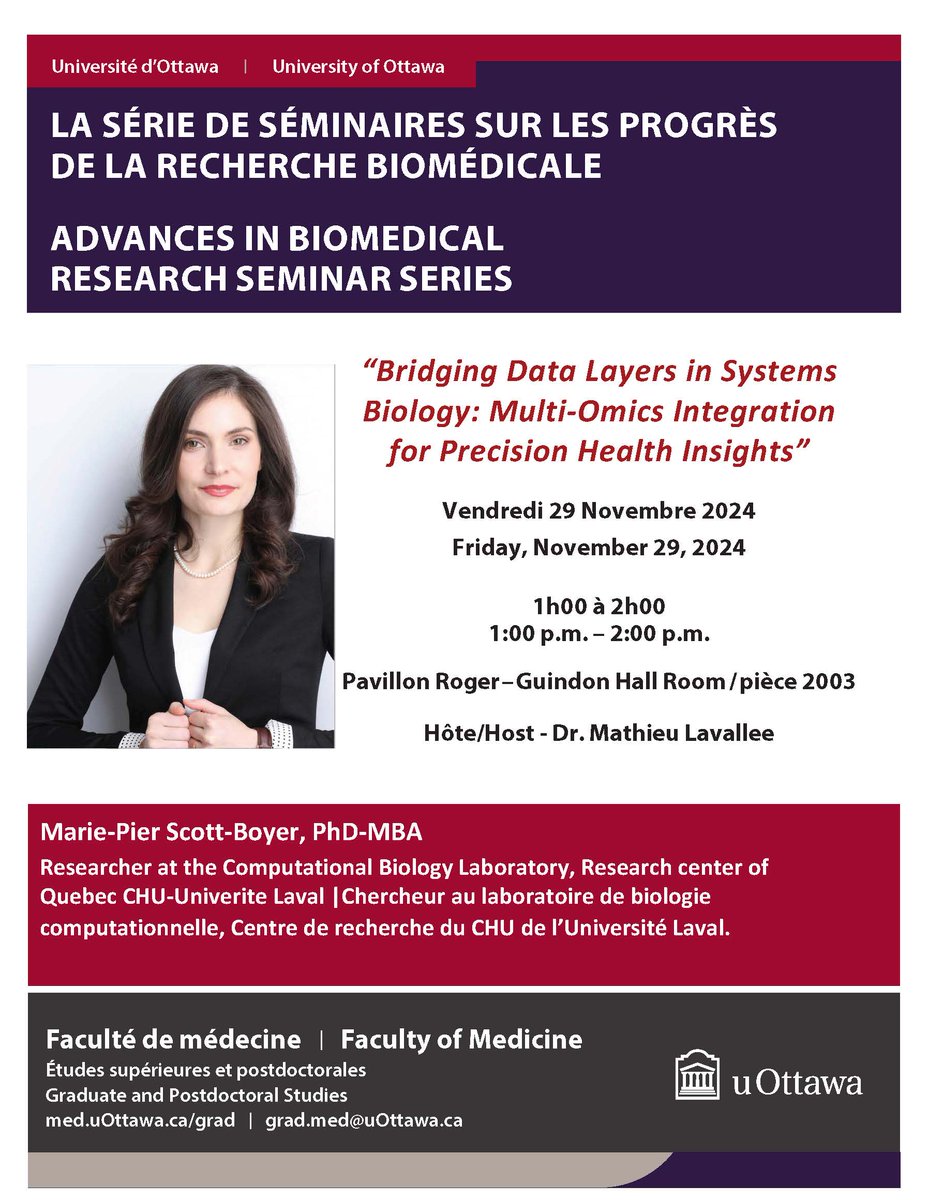 uOttawaBMI (@uottawabmi) on Twitter photo You are cordially invited to attend!
Vous êtes cordialement invités à y assister ! You are cordially invited to attend!
Vous êtes cordialement invités à y assister !