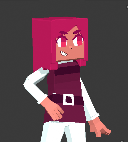 Vesperibus's tweet photo. Fleuretta⭐️

Playing around with the low poly models + new eye style.

#blender https://t.co/5OWW3lGYAU