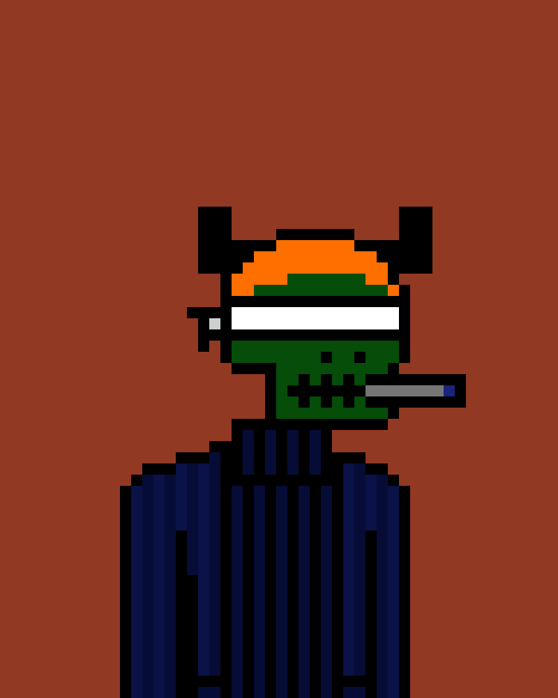 _PixelSkeletons's tweet photo. The Guardian🌟
With bull horns, 💀this enigmatic skeleton is the guardian of ancient secrets.
Your vape adds a mysterious touch.🔥💨
#NFT #NFTcollectibles #NFTGiveaway #NFTCommunity #NFTartists #nftcollectors #NFTcollection #NFTs #CryptoArte https://t.co/FAtAEsiG2h