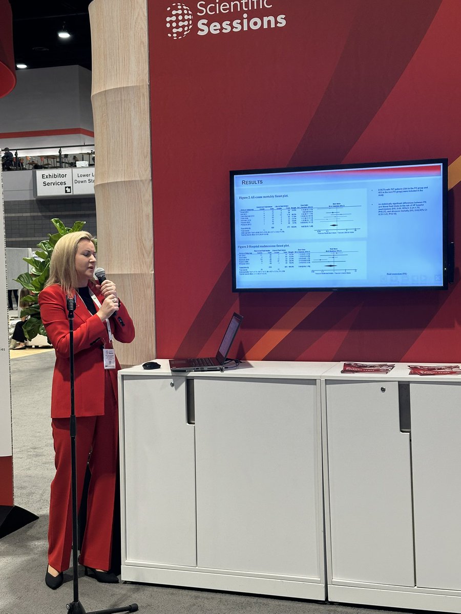 maciejbanach's tweet photo. Great presentation by prof. @AgataBieleckaD of our #metaanalysis results on the Restricted #FluidIntake Compared With Liberal Fluid Intake In Patients With #HeartFailure‼️ #AHA2024 @American_Heart @AHAMeetings @VikashJaiswalMD https://t.co/2Zz2QzgaQu