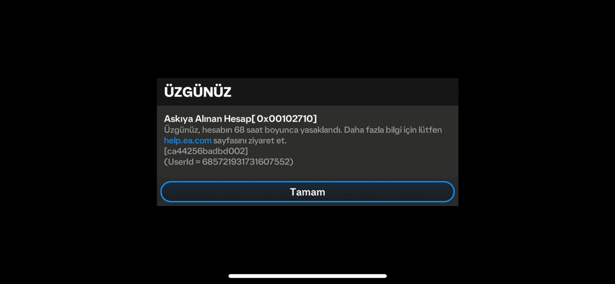 UmitSgt's tweet photo. @EASFCMOBILE Helppppp https://t.co/omUfGRZiUO