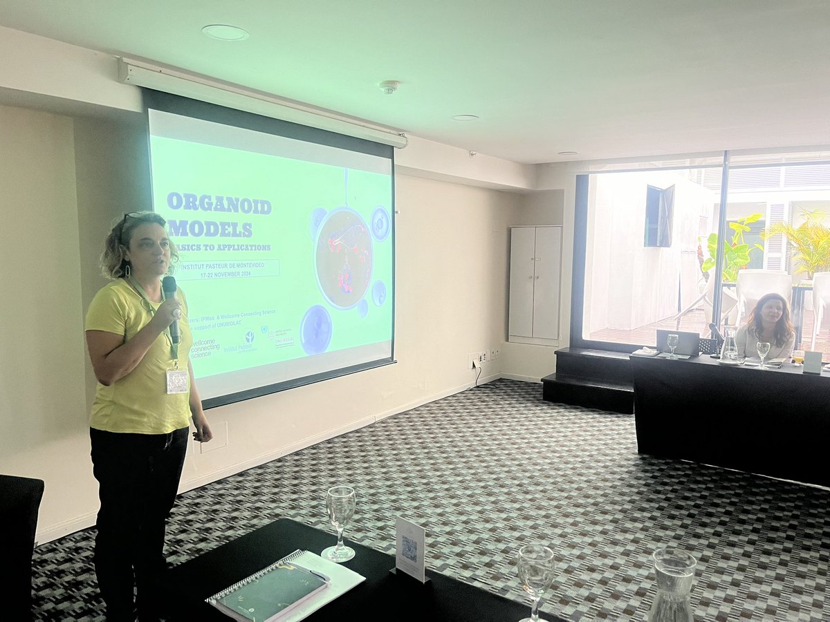 belamalta10's tweet photo. Back in Uruguay! This time, weโre collaborating with @IPMontevideo & @UNUBIOLAC to train participants from across LATAM to derive #OrganoidModels from diverse tissues, & to apply them in disease modelling & drug screening. https://t.co/QRtnIxCVHH
