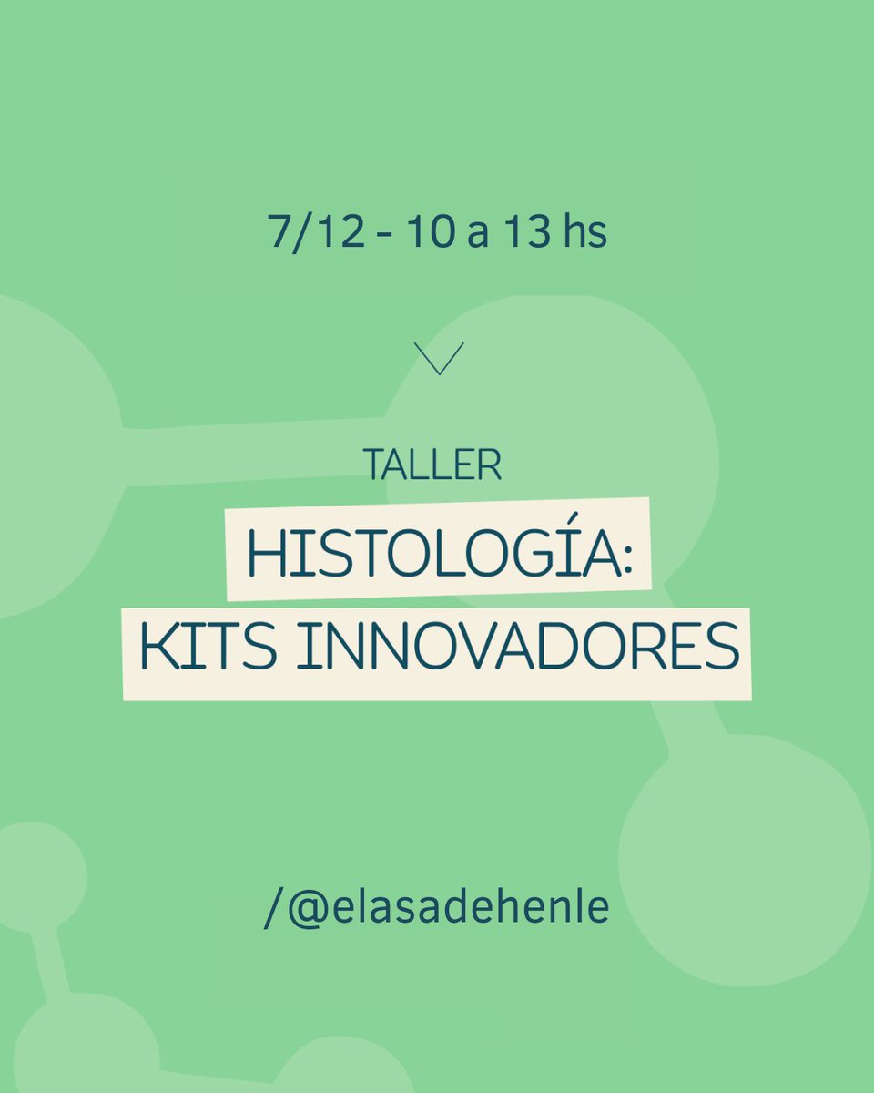 elasadehenle's tweet photo. ¡Deslizá para conocer todo lo que vamos a hacer el 7 de diciembre! 👩‍🔬🔬

Cupos limitados, preinscribite acá: https://t.co/uiyj2yrfAF https://t.co/41Tg9qRWaI
