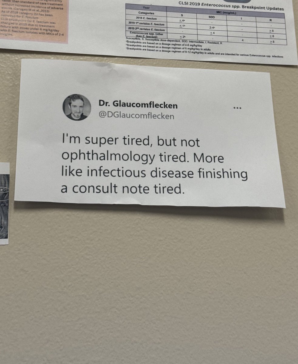 on ID service for my IM rotation <a href="/DGlaucomflecken/">Dr. Glaucomflecken</a>