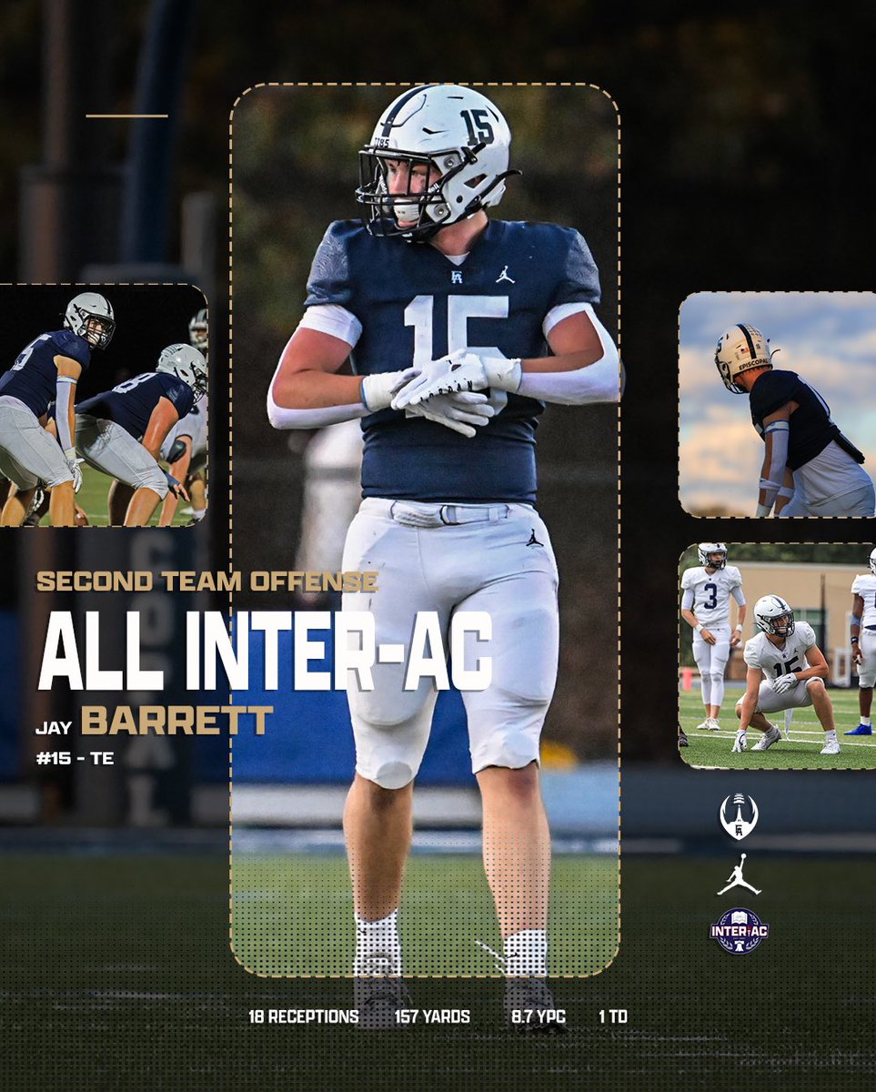 Jay Barrett - 2nd Team All Inter-Ac
#wEAre | #LiveTheStripes