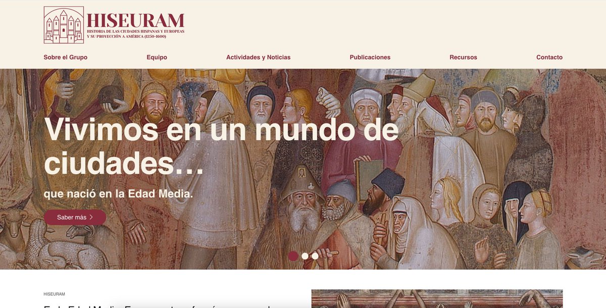 danillero's tweet photo. ¡Nuevo trabajo realizado! HISEURAM: Historia de las ciudades hispanas y europeas, y su proyección a América (1250-1600). @HISEURAM
es un Grupo de Investigación de la Universidad Complutense de Madrid.
https://t.co/r1qWKrQGEj https://t.co/btaEa6vu7Q
