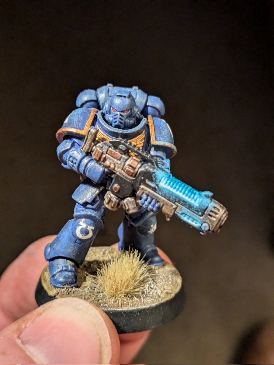 MartinHatch's tweet image. Tried to up my game with a plasma glow effect.. this is second time lucky but much happier with the result #WarhammerCommunity #warhammer40k #miniaturepainting