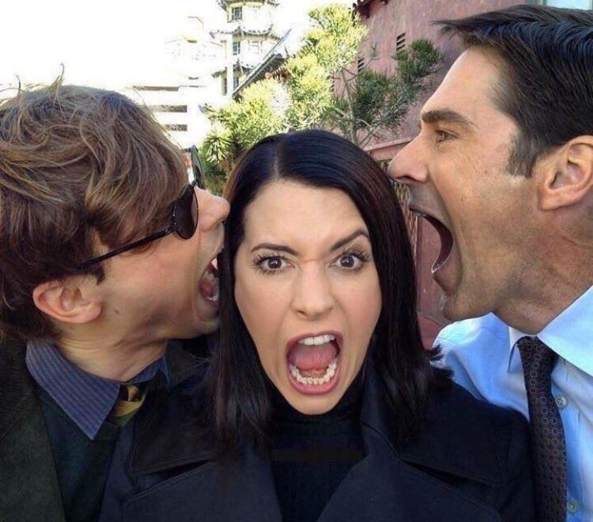 paget with matthew gray gubler and thomas gibson on set of criminal minds in 2011 <3