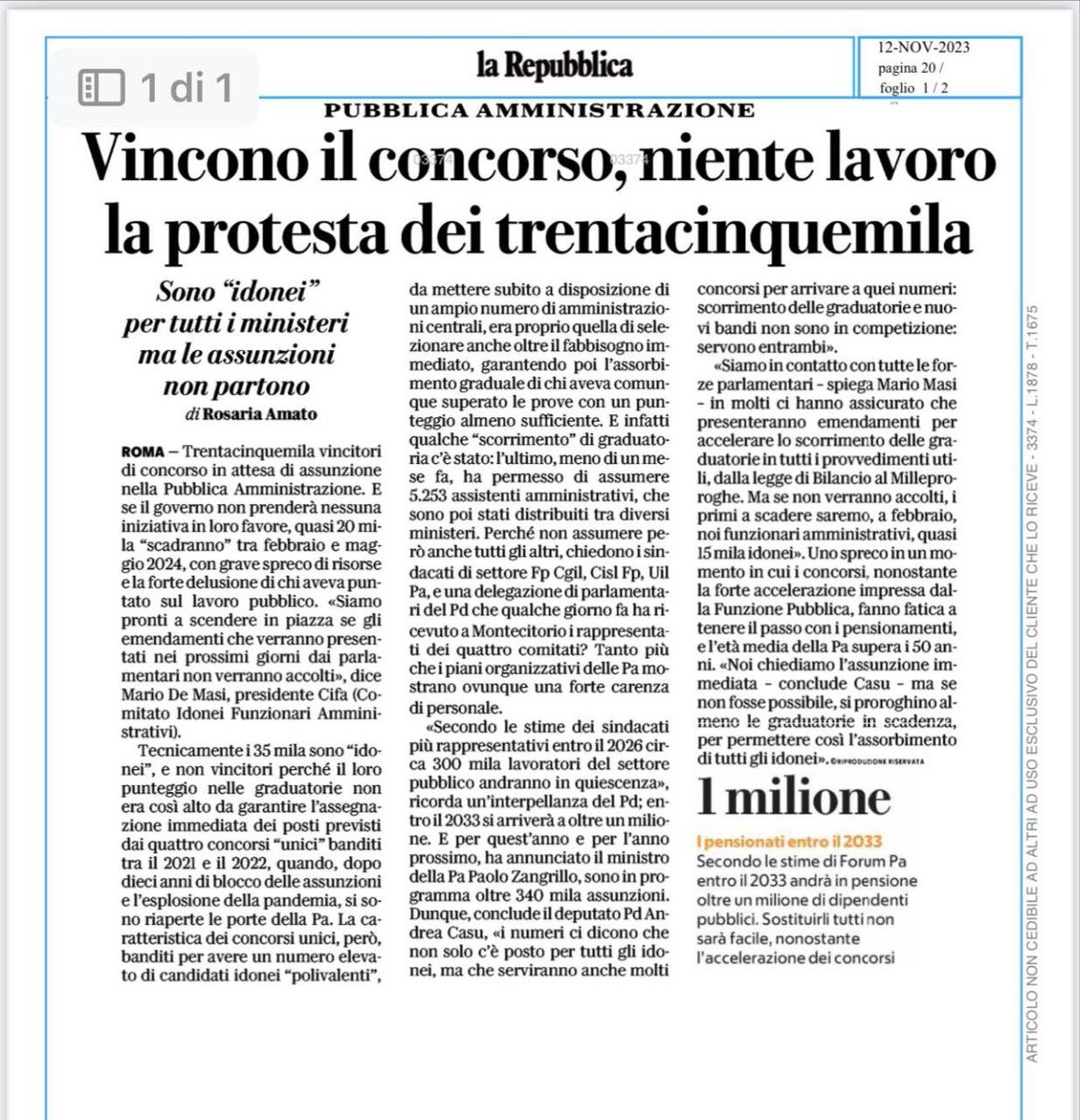 Fabio_C1976's tweet photo. @SecolodItalia1 I deboli erano anche gli #idoneiCUFA lasciato senza lavoro né futuro dal governo @GiorgiaMeloni.
All'opposizione @FratellidItalia chiedeva la proroga delle graduatorie ma arrivati al governo ci avete lasciato nella disperazione più assoluta. 
Una vergogna e si fa finta di nulla! https://t.co/xmYFIwERvk