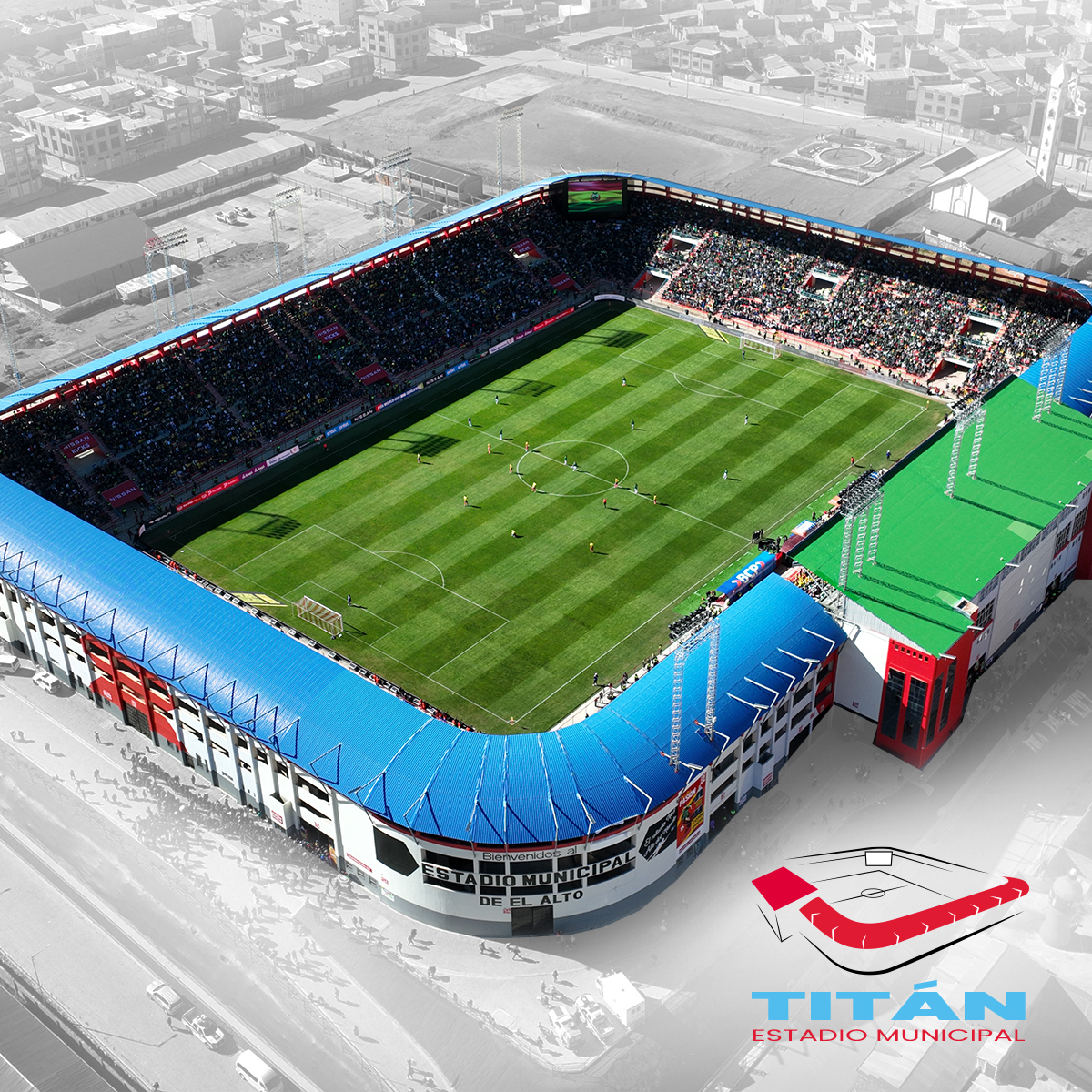 #Bolivia | #ElAlto

#Titán, estadio municipal de El Alto. "Se juega donde se vive".

#LaVerde