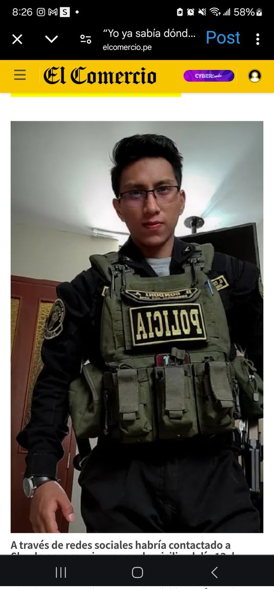 urubambina's tweet image. En un país de feminicidas, la única foto que se debe compartir es la del asesino. Que todos sepamos quién asesinó a Sheyla. 👇