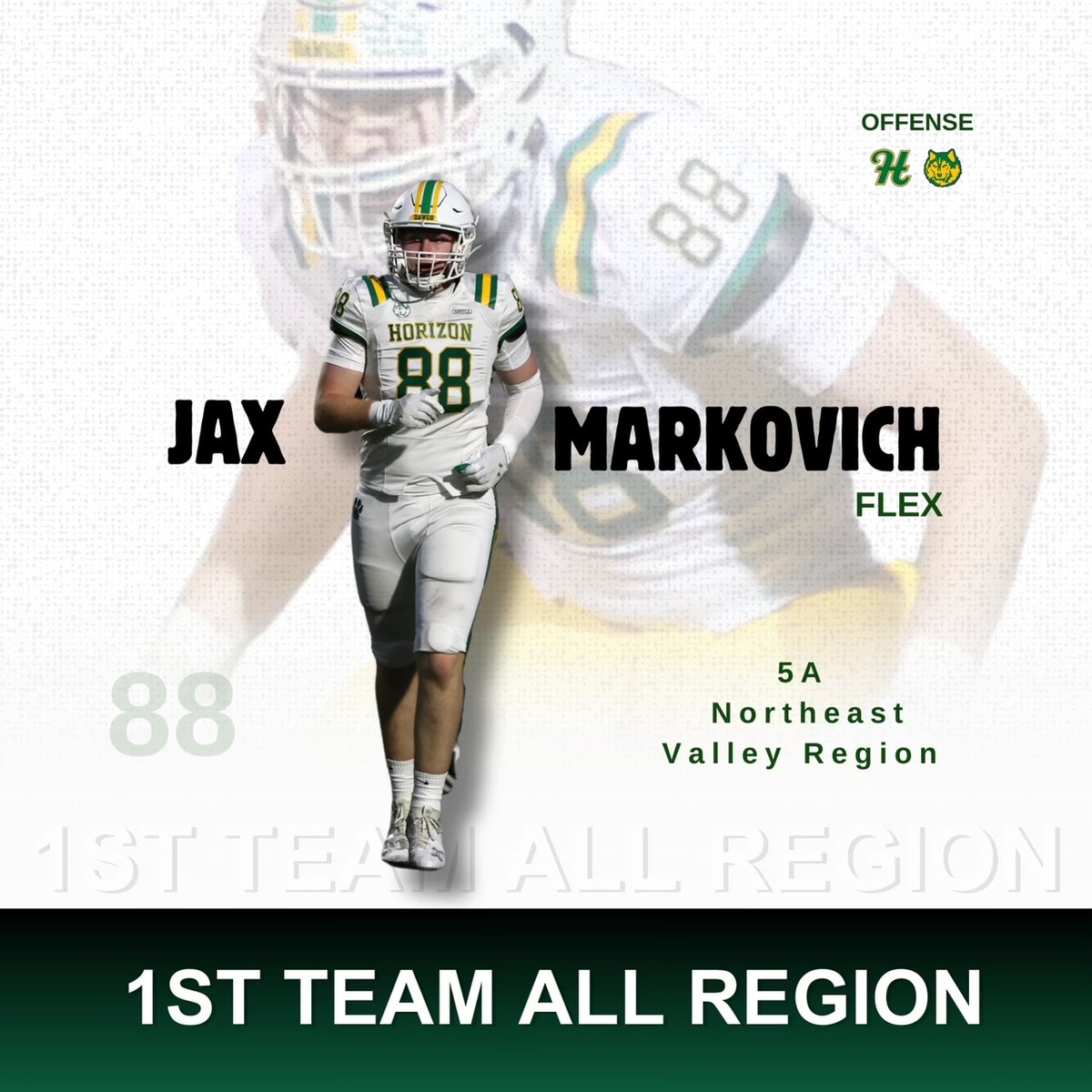 Horizon Football (@hzfbfamily) on Twitter photo Congrats to Jax Markovich <a href="/jax_markovich/">Jax Markovich</a>
for being recognized as Offense FLEX 1st team All Region-Northeast Valley! <a href="/CoachDitmore/">Tyson Ditmore</a> <a href="/JUSTCHILLY/">Just Chilly</a> <a href="/gridironarizona/">Gridiron Arizona</a> <a href="/PVUSDATHLETICS/">PVUSD Athletics</a>
<a href="/HorizonFootball/">Husky Gridiron</a> <a href="/HHSathleticsAZ/">Horizon Huskies Athletics</a> Congrats to Jax Markovich <a href="/jax_markovich/">Jax Markovich</a>
for being recognized as Offense FLEX 1st team All Region-Northeast Valley! <a href="/CoachDitmore/">Tyson Ditmore</a> <a href="/JUSTCHILLY/">Just Chilly</a> <a href="/gridironarizona/">Gridiron Arizona</a> <a href="/PVUSDATHLETICS/">PVUSD Athletics</a>
<a href="/HorizonFootball/">Husky Gridiron</a> <a href="/HHSathleticsAZ/">Horizon Huskies Athletics</a>