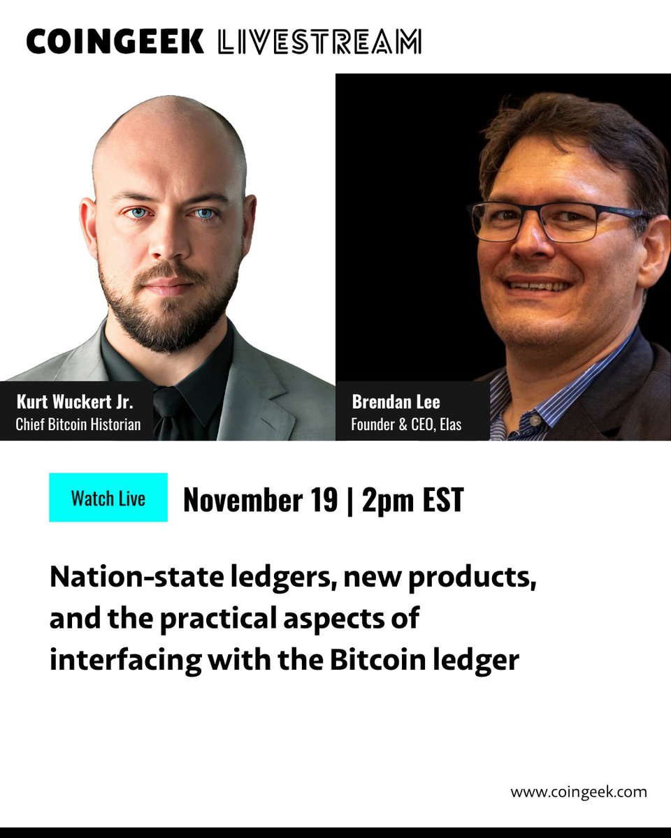 This week Kurt is joined LIVE by <a href="/Brendan_Lee__/">Brendan Lee</a> to discuss new products, big ideas, and the future of blockchain. 

Post your thoughts or questions in the YouTube chat to WIN Comment of the Day! 

🔔 Set a reminder: youtube.com/live/btDL7pPgD…