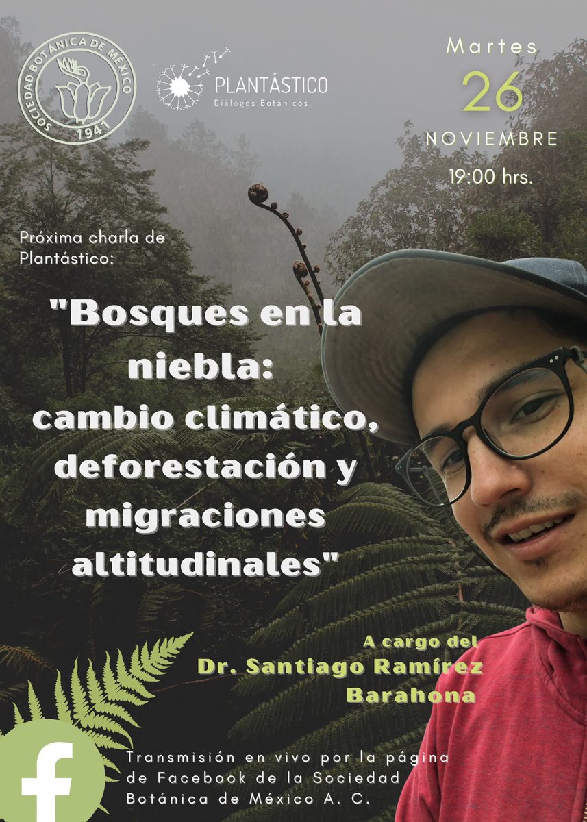 Etelvina Gándara (@etelbehria) on Twitter photo Para cerrar el plantástico 2024 de la <a href="/SocBotMex/">Sociedad Botánica de México</a>
Tendremos a @LabSpiritu Para cerrar el plantástico 2024 de la <a href="/SocBotMex/">Sociedad Botánica de México</a>
Tendremos a @LabSpiritu