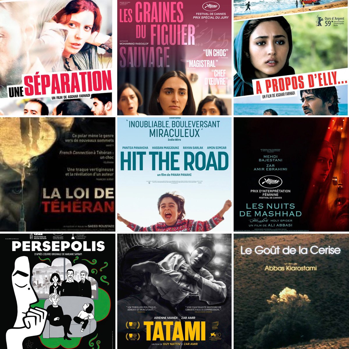MehdiOmais's tweet photo. Tu ne peux en garder qu’un, lequel ?

Thème : cinéma iranien. https://t.co/iDzzJhmo0H
