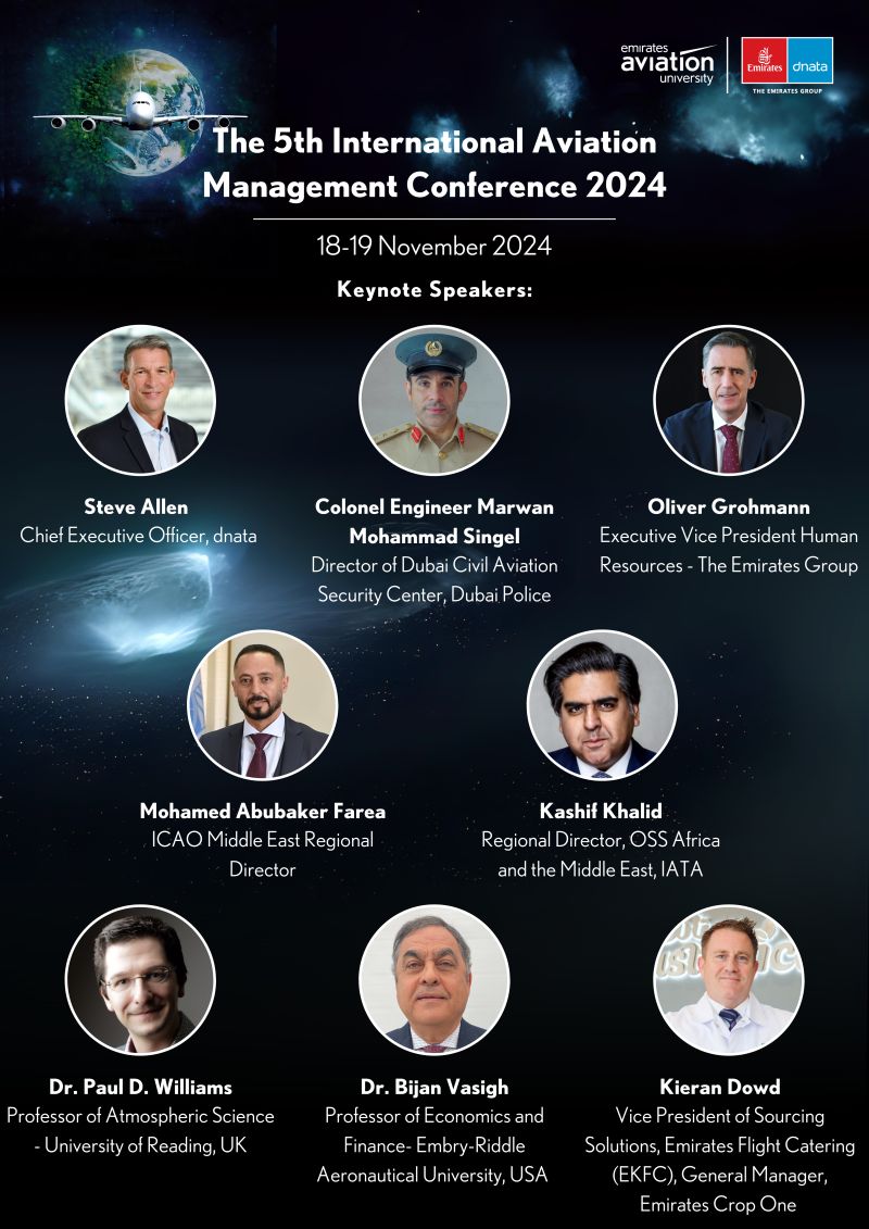 I'm excited to be in Dubai today, to speak about the impacts of climate change at the International Aviation Management Conference.