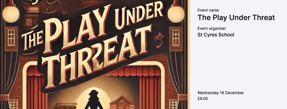 katz_j0el's tweet photo. 🚨ALERT🚨
Tickets for the junior production can now be purchased via this link. Please come and support our wonderful Yr7, 8 & 9 cast in our first ever junior show. https://t.co/9cxqS3KO7m #StCyresChat #AIplay #juniorproduction https://t.co/DQatGWTJal