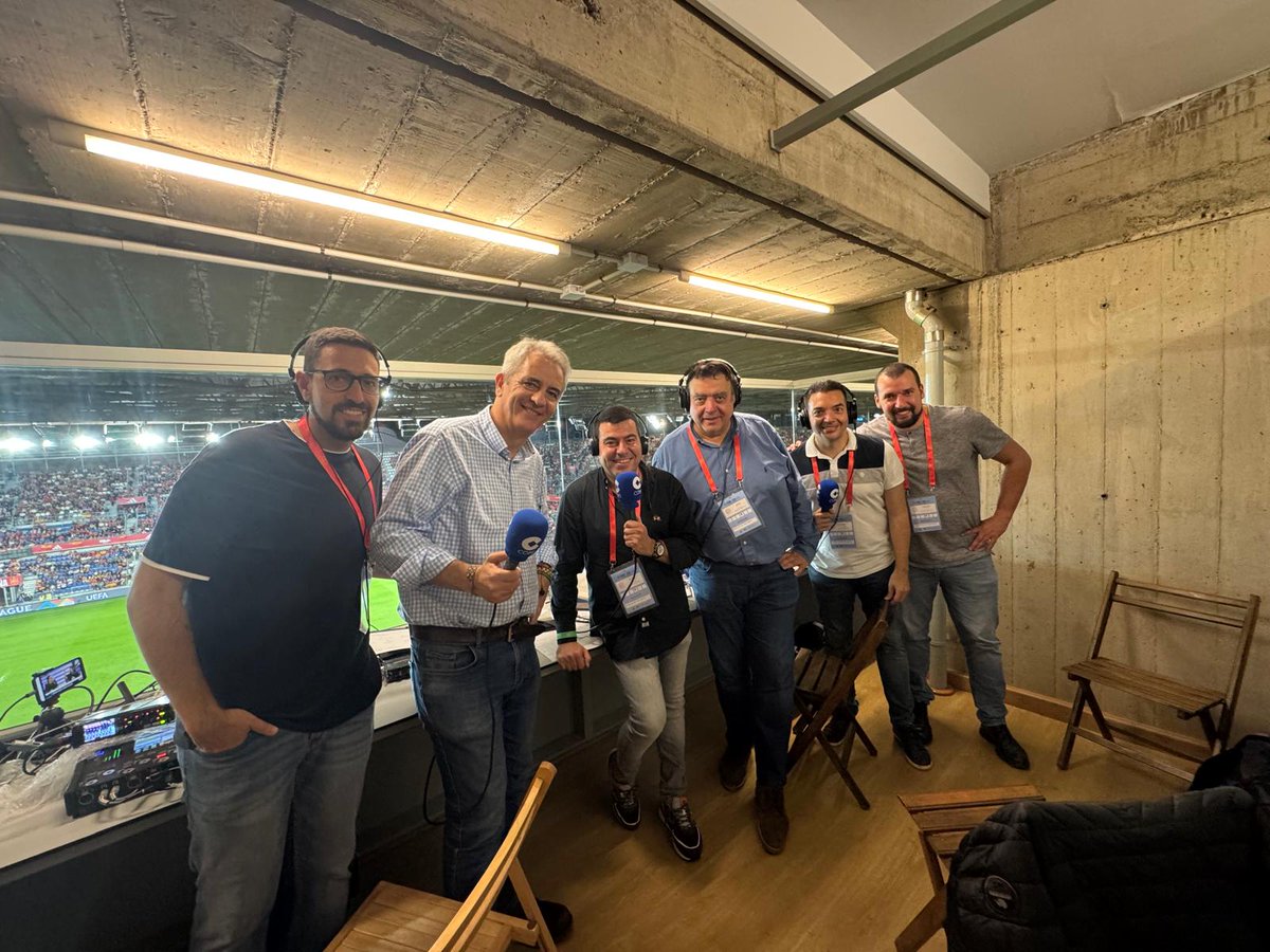 En el Heliodoro Rodríguez López, para contar el ESPAÑA 🇪🇸- SUIZA🇨🇭 en <a href="/tjcope/">Tiempo de Juego</a> y <a href="/partidazocope/">El Partidazo de COPE</a> con:

🎙 <a href="/lamacope/">Manolo Lama</a> 
🎤 <a href="/JCXuancar/">Juan Carlos Xuancar</a> y <a href="/juanjo_ramos/">𝑱𝒖𝒂𝒏𝒋𝒐 𝑹𝒂𝒎𝒐𝒔</a> y 
🔌 <a href="/sergiotalavr/">Sergio Jiménez</a> y Jorge Medina