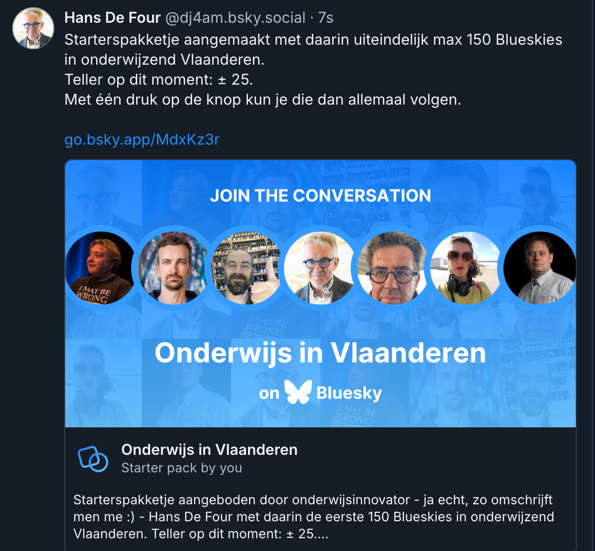 Hans De Four - Bsky: @hansdefour.be tweet media