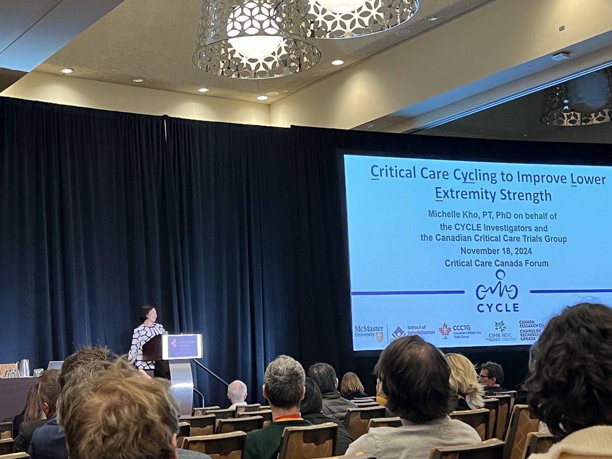 Tasha Jawa (@jawatasha) on Twitter photo Always a privilege to hear <a href="/khome/">Michelle Kho, PT, PhD</a> speak, this time at <a href="/CCCForum/">CCCF</a> on the CYCLE trial published in <a href="/NEJMEvidence/">NEJM Evidence</a> Always a privilege to hear <a href="/khome/">Michelle Kho, PT, PhD</a> speak, this time at <a href="/CCCForum/">CCCF</a> on the CYCLE trial published in <a href="/NEJMEvidence/">NEJM Evidence</a>