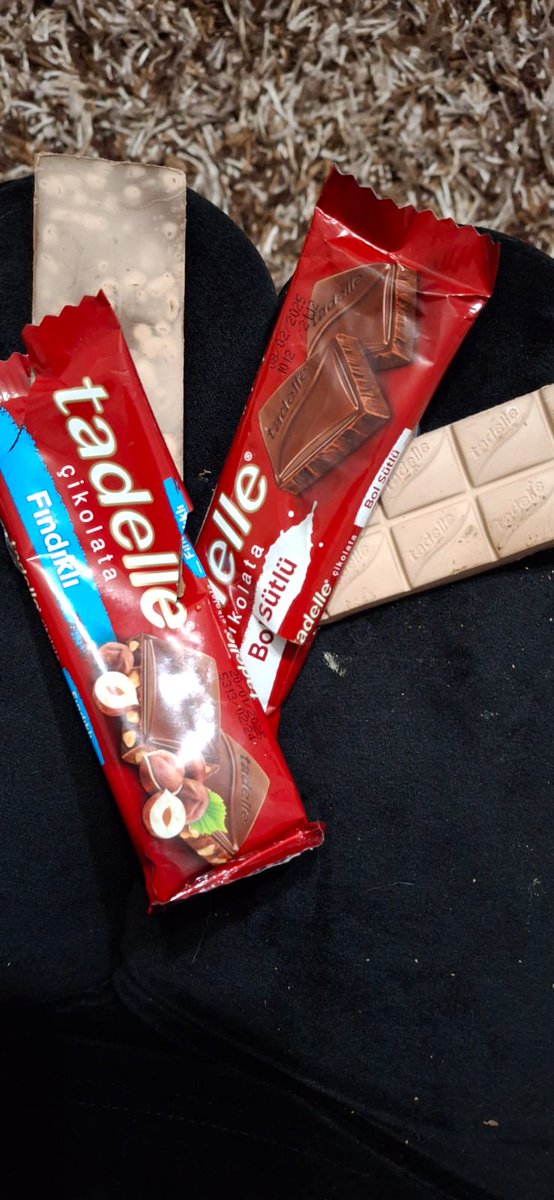 En sevdiğim Çikolata Tadelle Teşekkürler artık.....