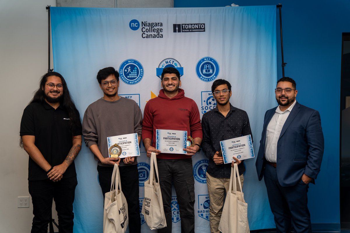 NiagaraToronto's tweet photo. Experience the NCT Fall 2024 Hackathon! With a goal of creating inclusive communities, our students tackled social isolation by developing digital solutions to foster belonging and support for newcomers.

#NCT #NiagaraCollegeToronto #Hackathon #Coding #ComputerProgramming https://t.co/QZMVTwwDbi
