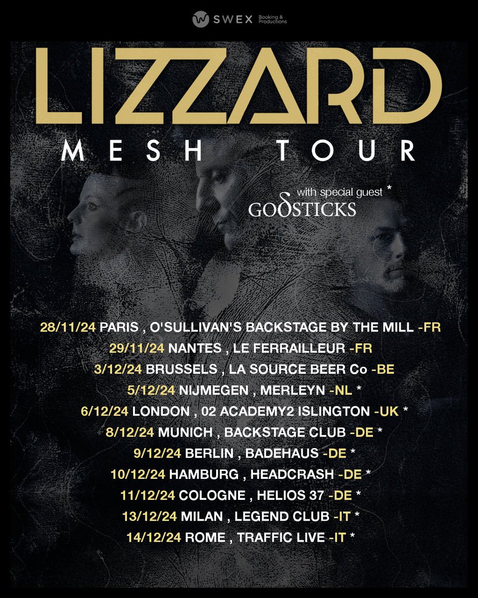 10 days to lift off! Tickets at lizzard.fr/tours