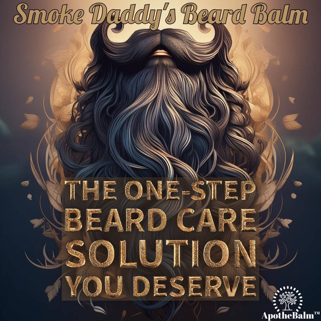 apothebalm's tweet photo. Taking care of your beard should be easy! Smoke Daddyβs Tallow Beard Balm is here to help simplify your routine, while increasing its effectiveness π
β’
#makeamericahealthyagain #maha #beeftallow #tallow #tallowbalm #epicbeard #beardgang #beardlife #beardlove #beardbalm https://t.co/UomwBdTcsr