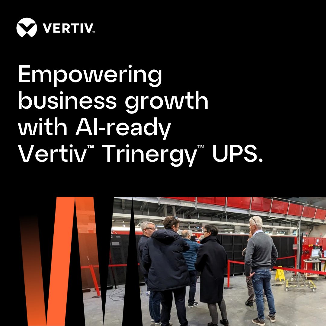 Brad_Lyon's tweet image. AI technology fuels business advancement, but it demands a robust #powerinfrastructure to succeed. Examine how Vertiv’s Large UPS systems excel under #AI workloads and make informed power management decisions in this latest analysis.  ms.spr.ly/6014WqcpY 
#UPSsystems