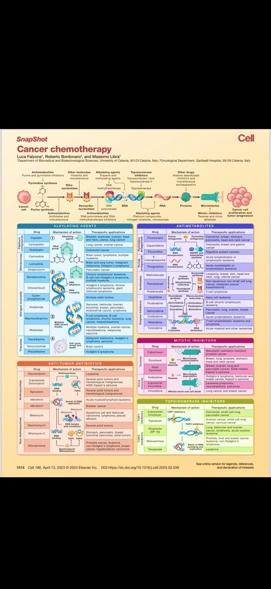 Axel S. Merseburger (@amerseburger) on Twitter photo Great overview on #cancer #chemotherapy <a href="/OncoAlert/">OncoAlert</a> 
<a href="/Cancer_Cell/">Cancer Cell</a> Great overview on #cancer #chemotherapy <a href="/OncoAlert/">OncoAlert</a> 
<a href="/Cancer_Cell/">Cancer Cell</a>