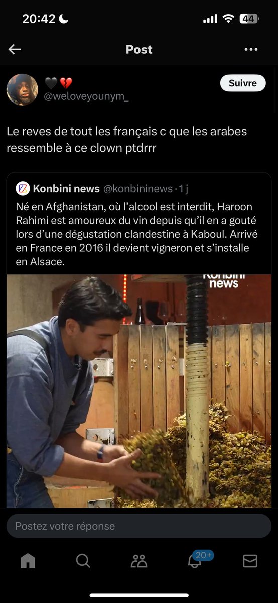 foinflow's tweet photo. @weloveyounym_ Bah frérot en même temps je comprends que tu ne veuilles pas être tolérant envers la France, vous vous baisez notre pays nous on baise tout le continent africain donc t’en fais pas je peux comprendre ta frustration 🤣🤣 https://t.co/zLbUl9PplV
