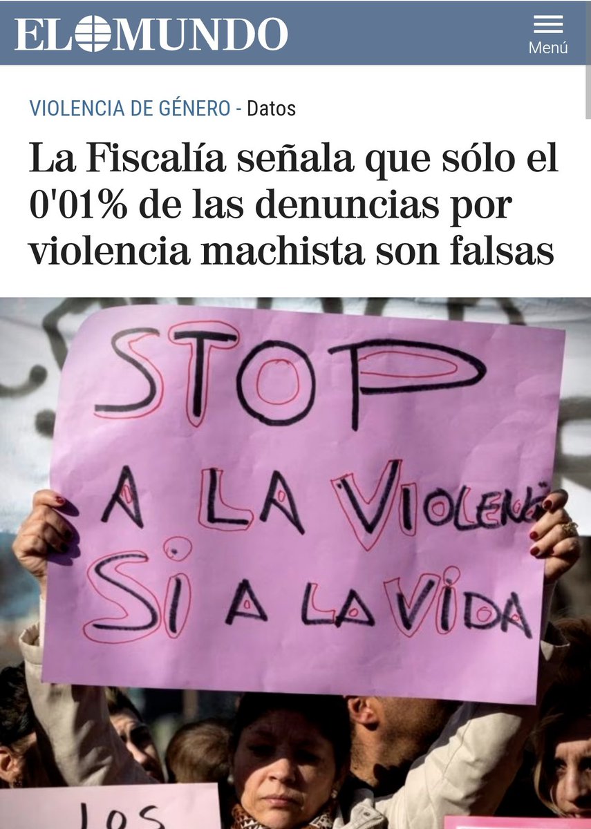 iuristoteles's tweet photo. 🚨 Hay un mito muy extendido en relación con las denuncias falsas en violencia de género: Que sólo hay un 0'0001% de denuncias falsas.

Esa afirmación es falsa. Os explico el origen de esa cifra, por qué es incierta y por qué hay pocas condenas por delito de denuncia falsa 🧵⤵️ https://t.co/TZFKfAwipX
