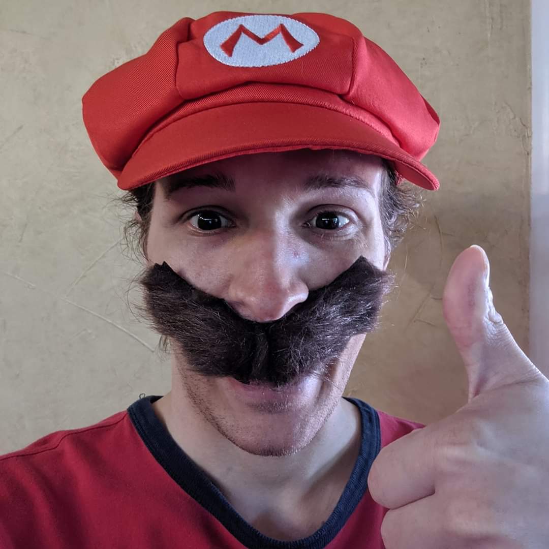 EAcosplays's tweet photo. @MrAreku Three options: 
Become Mario https://t.co/ko3ylY16lg