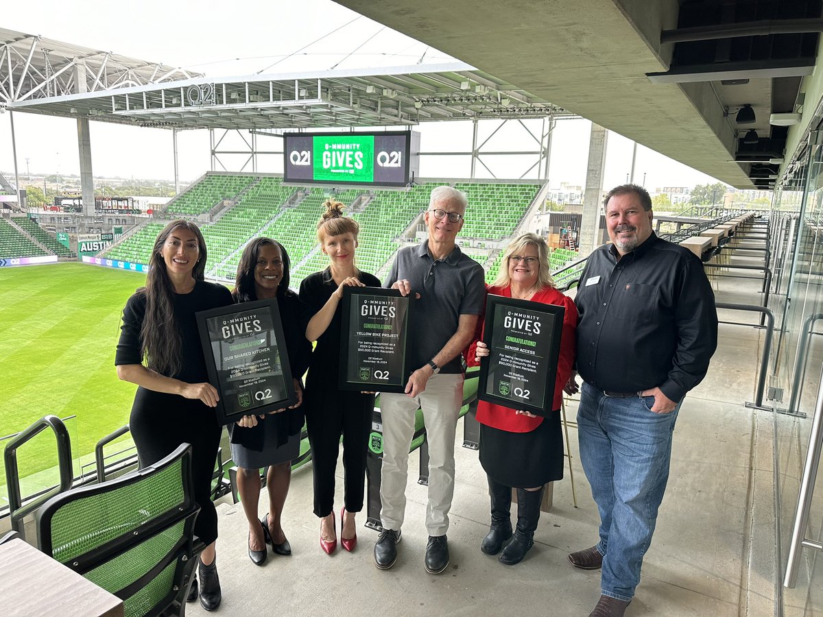 SeniorAccessTx's tweet photo. 🎉 We’re thrilled to announce that we’ve been awarded a $50,000 grant from Q-Community Gives by the Q2 Foundation and Austin FC! 🙌 

This support will help us maintain our transportation services, keeping our seniors independent and mobile. 

#SeniorAccess https://t.co/4OCm9aprQ2