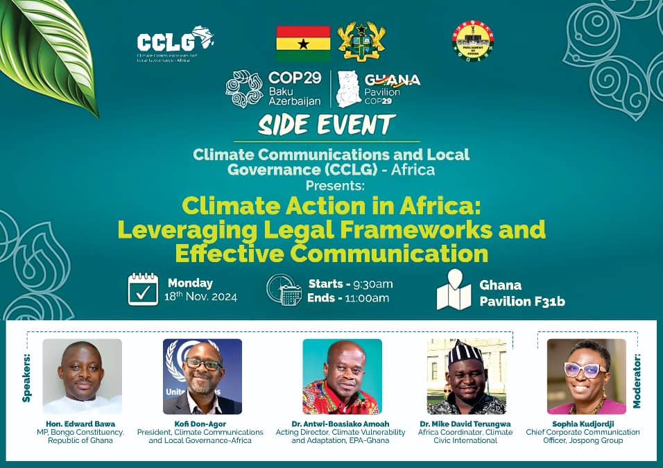 CCLG-Africa urges Africa Governments to Prioritize Legal Frameworks for Climate Action <a href="/COP29/">todd</a>