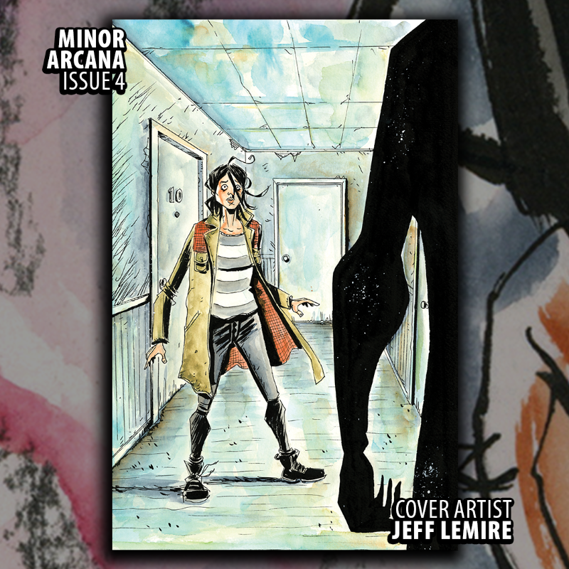 boomstudios's tweet photo. Theresa thrusts herself into the Unseen World in an effort to be rid of her powers, but danger lurks not far behind…

Here’s your first look at MINOR ARCANA #4 by the iconic Jeff Lemire!

Final day to pre-order is this Monday, November 25th. Available Wednesday, December 11th!