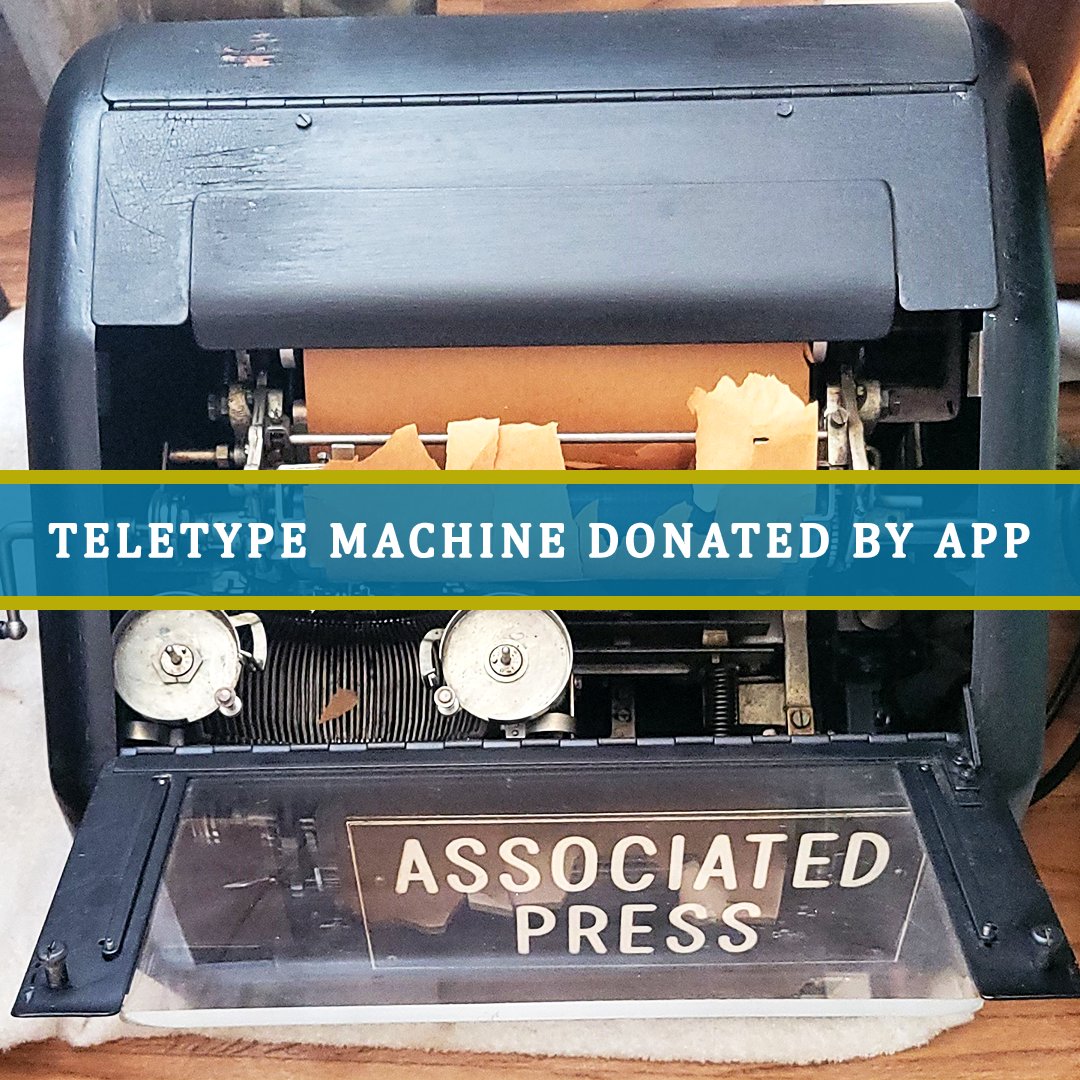 A piece of journalistic history finds a new home! 📜In July, the Asbury Park Press gifted APHS a vintage Teletype machine, now proudly displayed at the Stephen Crane House! Discover the story behind this historic piece and its journey  in our latest blog: bit.ly/3OfK639