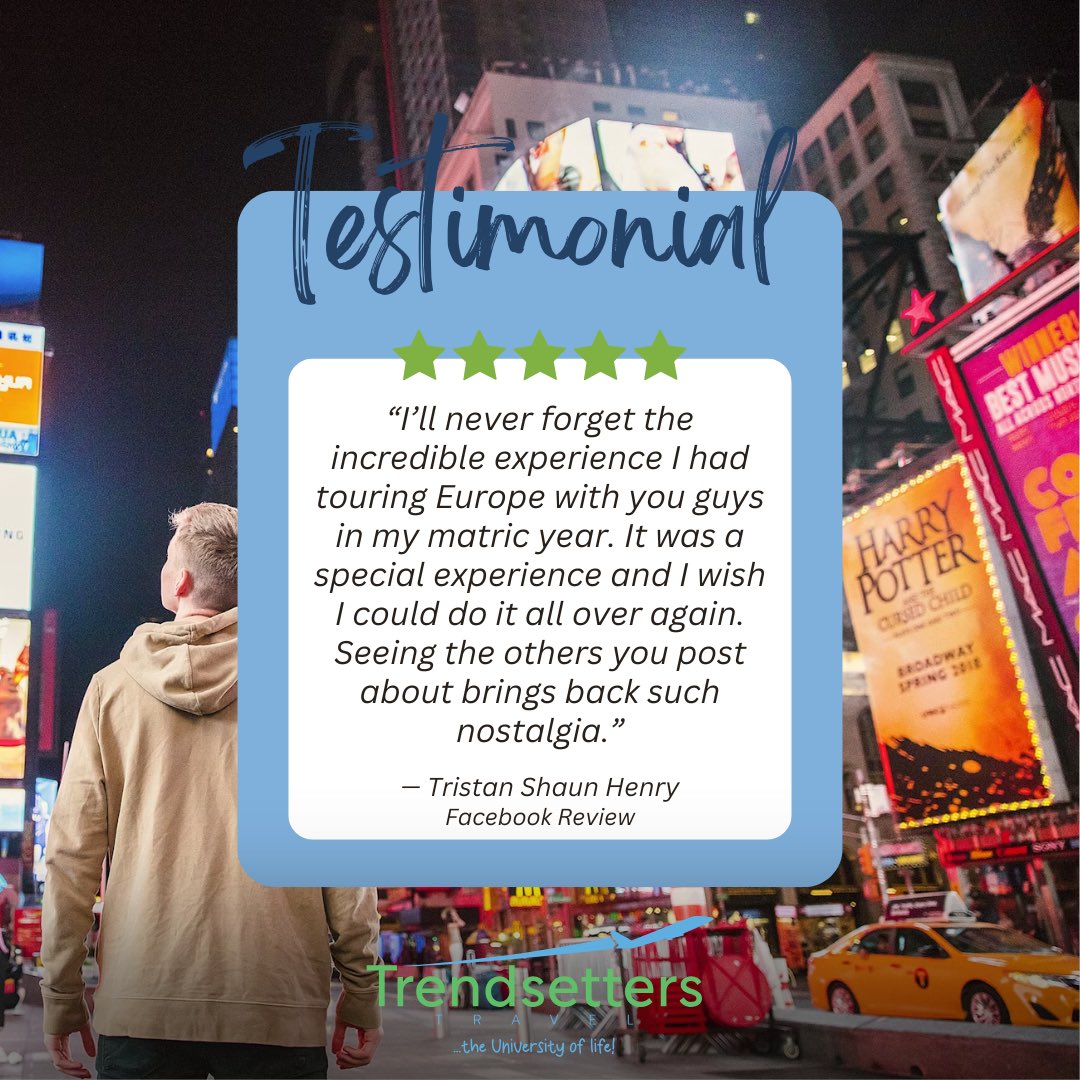 Thank you for the kind words, Tristan ✈️