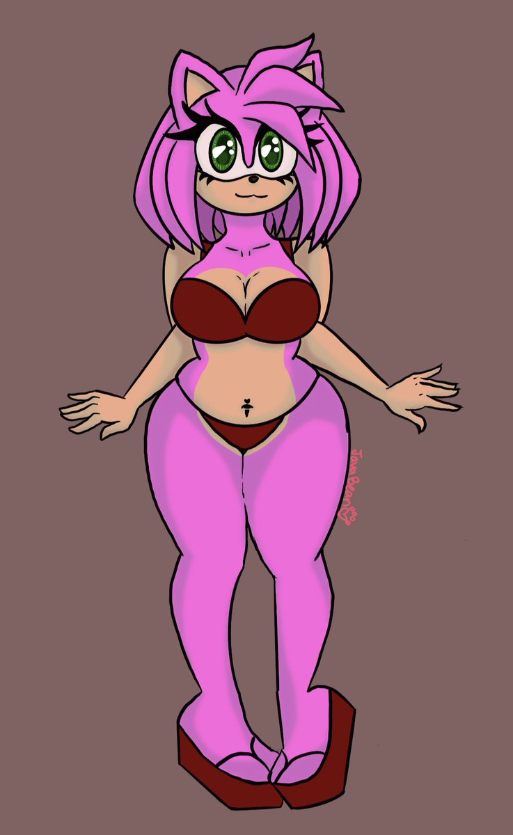 JavaWeeb's tweet image. Amy Rose 🌹 
#sonic #amyrosefanart #AmyRose
