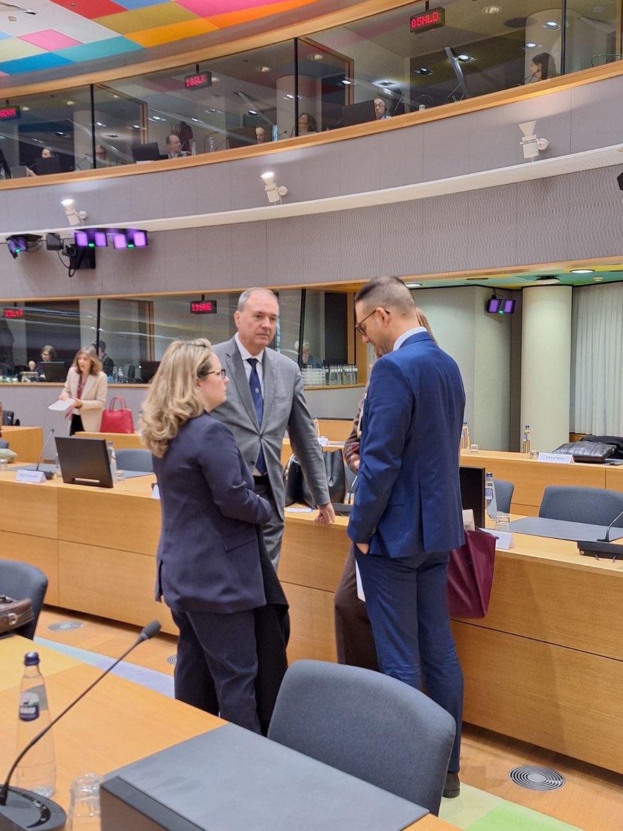 Representing #Croatia at today's #FAC, where we discussed Georgia, the Horn of Africa, the situation in the Middle East, 🇪🇺-🇺🇸 relations, as well as different ways in which we can bolster #Ukraine ahead of the challenging winter period via the European Peace Facility