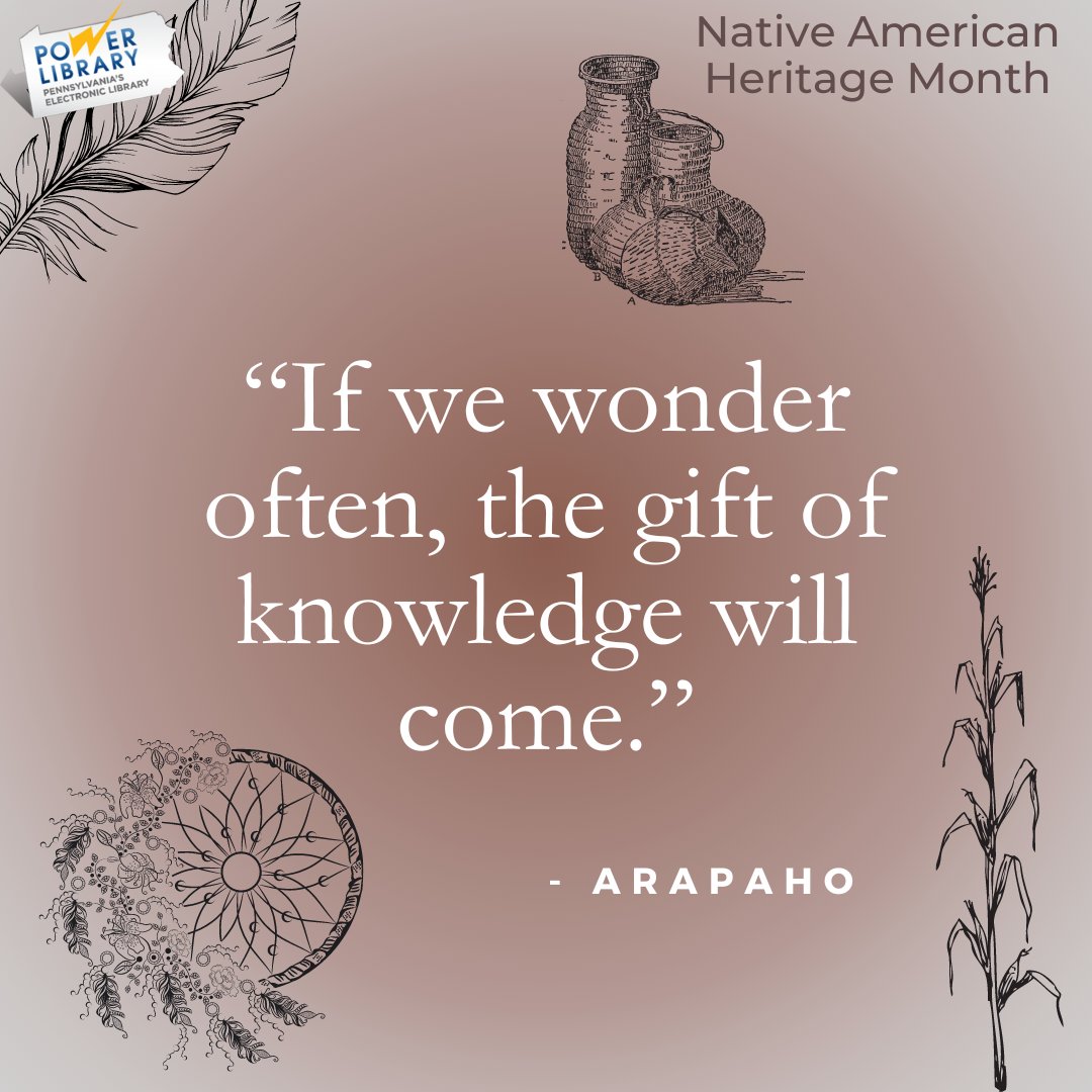 PowerLibrary's tweet photo. Learn more about culture, history, and tradition this Native American Heritage Month with us. Explore more here: https://t.co/6rT1HxesID https://t.co/mWR3sIhHfz