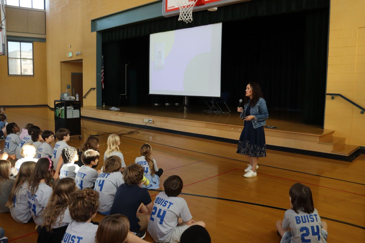BuistAcademy85's tweet photo. Best-selling author Sarah Mlynowski spoke to Buist 3rd and 4th graders on Friday. Her books include the Upside-Down Magic series, the Whatever After series, and the Best Wishes series. Thank you for speaking to our students! #Adventureawaits #WhateverAfter #BestWishes https://t.co/otJFvgfePZ